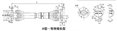 SWP-A型－－有伸縮長(zhǎng)型萬(wàn)向聯(lián)軸器